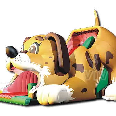 Dog commercial inflatable slide