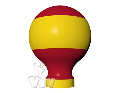 Balloon with narrowing 3 m commercial promotional inflatable balloon